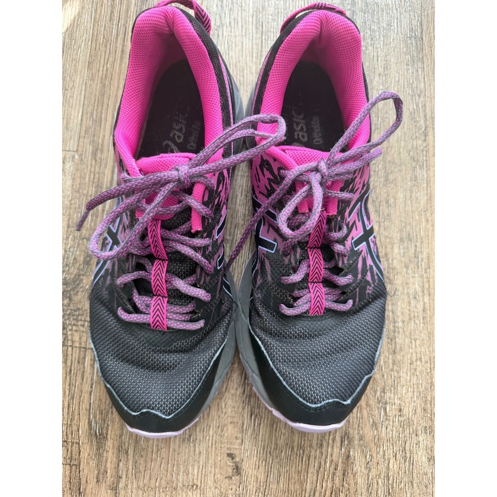 Asics Gel-Sonoma 3 Womens Trail Running Shoes Size 10 Black‎ Pink T774N Sneaker